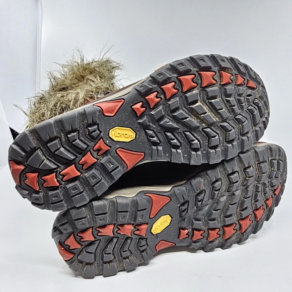 Eddie Bauer Boots Womens Size 8 WeatherEdge ThermaFill Faux Fur Winter Aztec - Picture 5 of 5